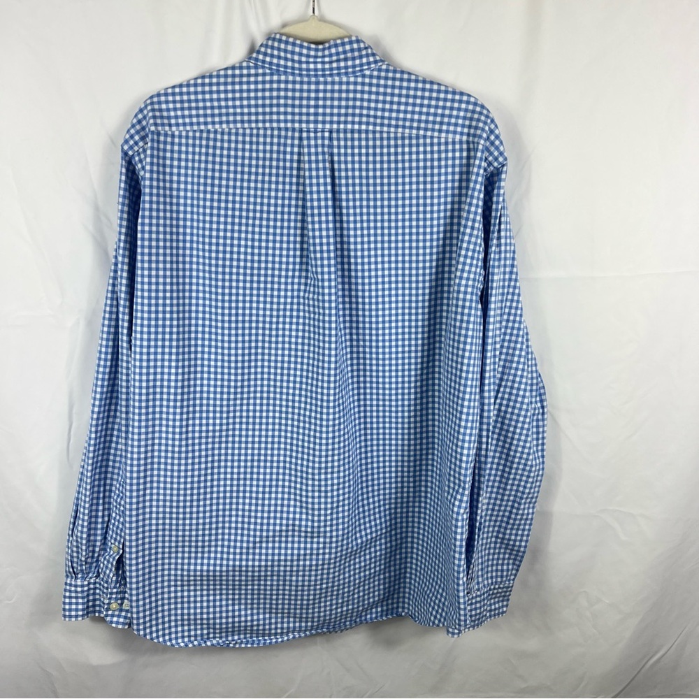 Ralph Lauren Blue Gingham Men's Shirt - Picture 7 of 8